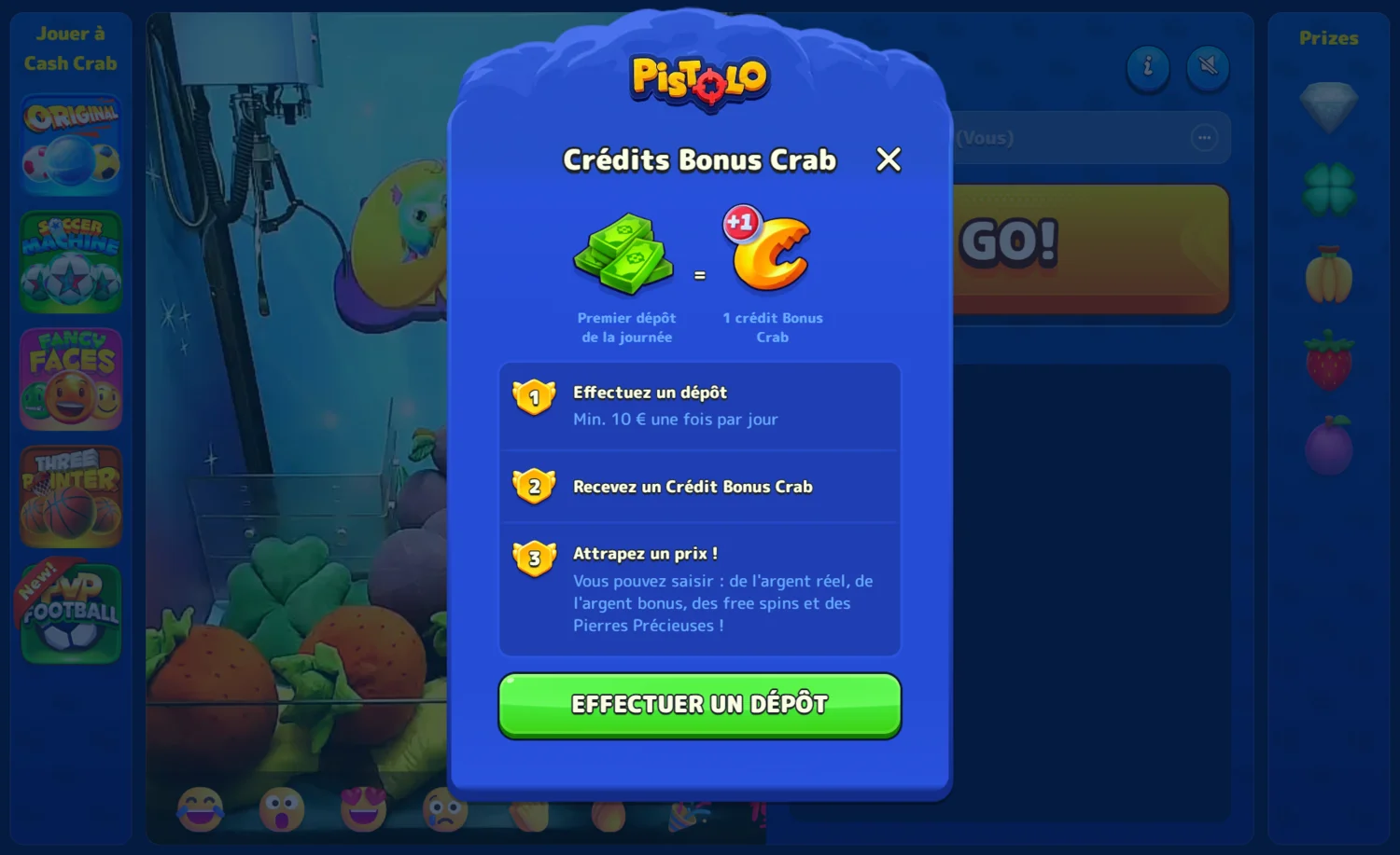 Pistolo Casino Le Bonus Crab